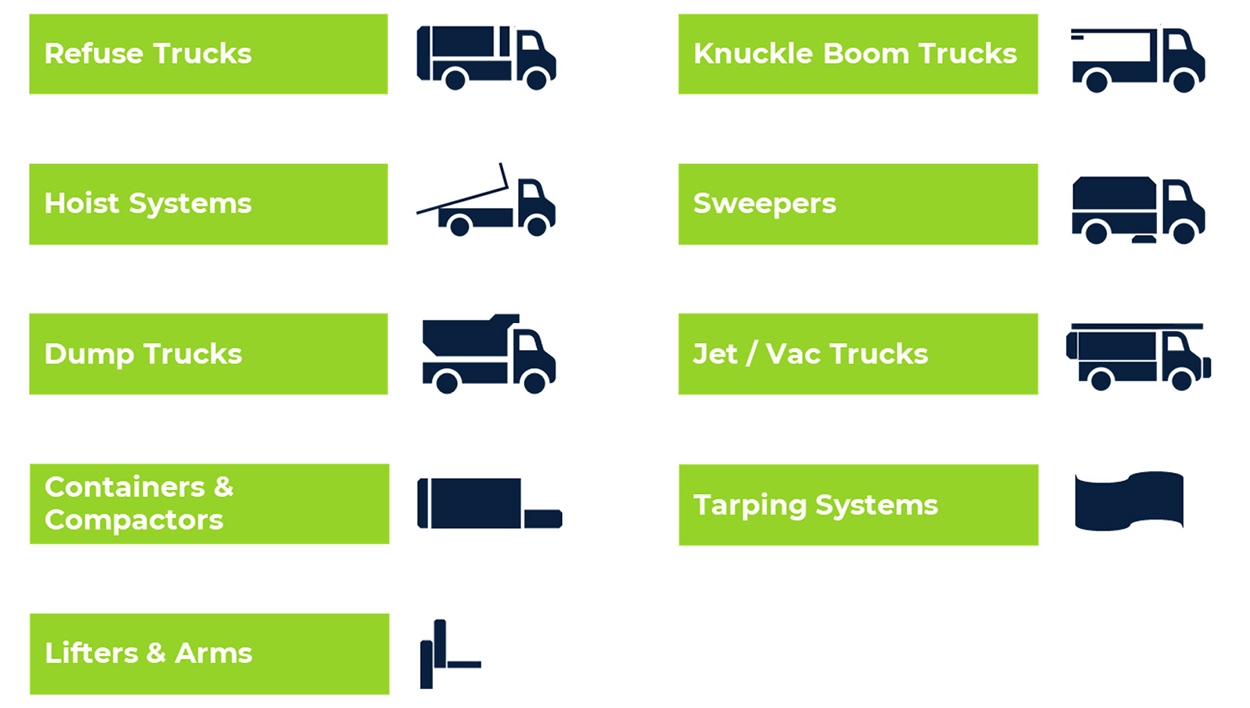 Trucks we service